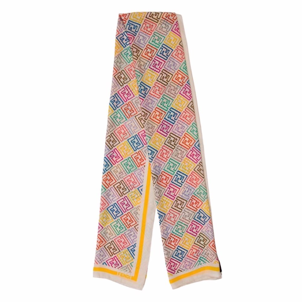 colorful FENDI scarf